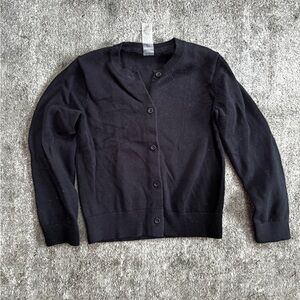 Primary Black Kids Cardigan